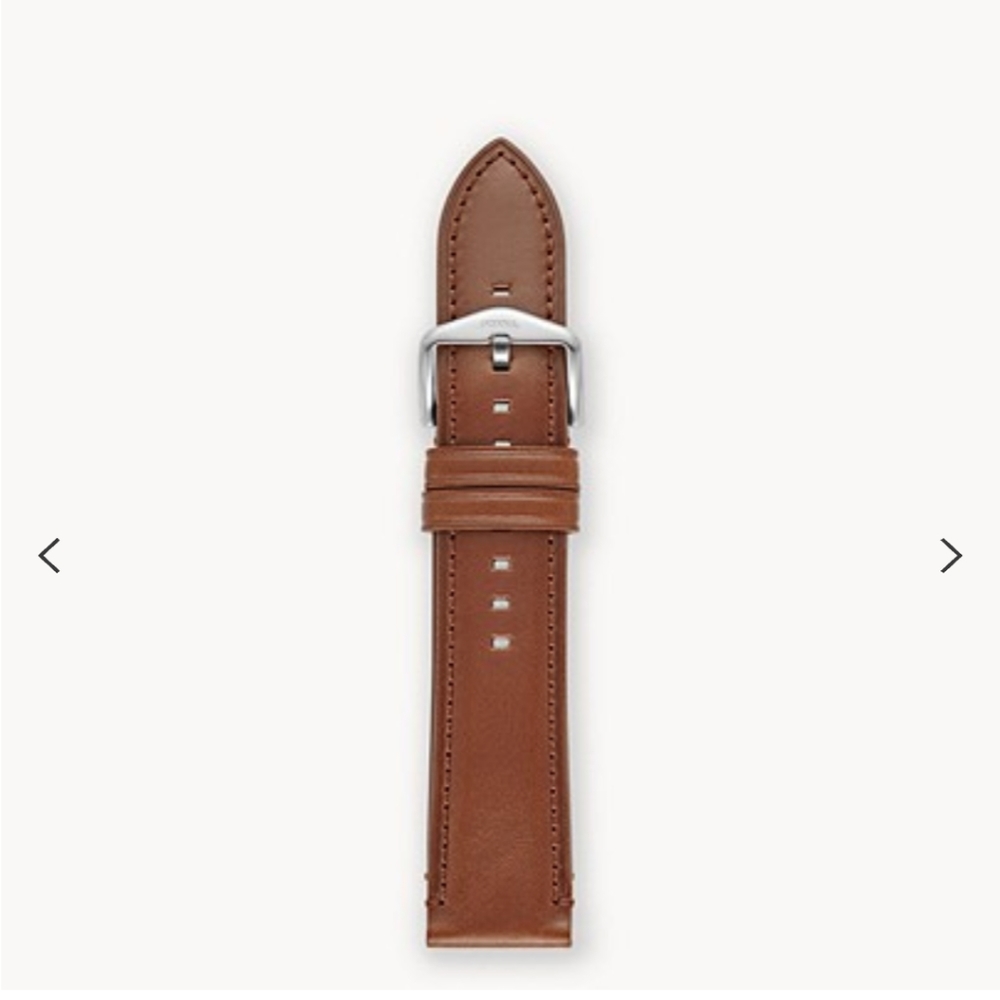 NWOT Fossil 22mm genuine leather watch strap